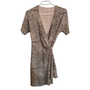 Aritzia Babaton Snake Print Dress Size XS